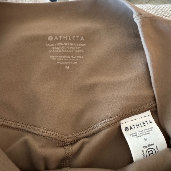 Athleta Salutation Stash High Rise 7/8 Legging - Picture 2 of 11